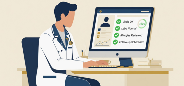 US-licensed clinician reviewing patient program on WellMedr